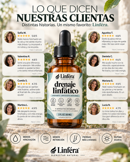Drenaje Linfatico Linféra®| Desinchazon & Equilibrio Natural